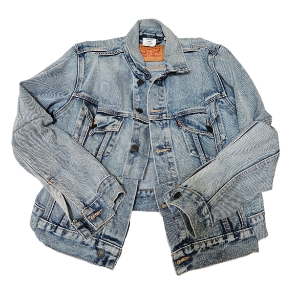 Levis Vetements Pour Femme Denim Hiver 2018 Collaboration Jean Jacket - Picture 6 of 13